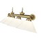 Z-Lite Cordon 4 Light Billiard, Rubbed Brass & White 2306-4RB-PWH - alternate 4